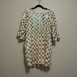 Sequin party dress great for bachelorette or new years!